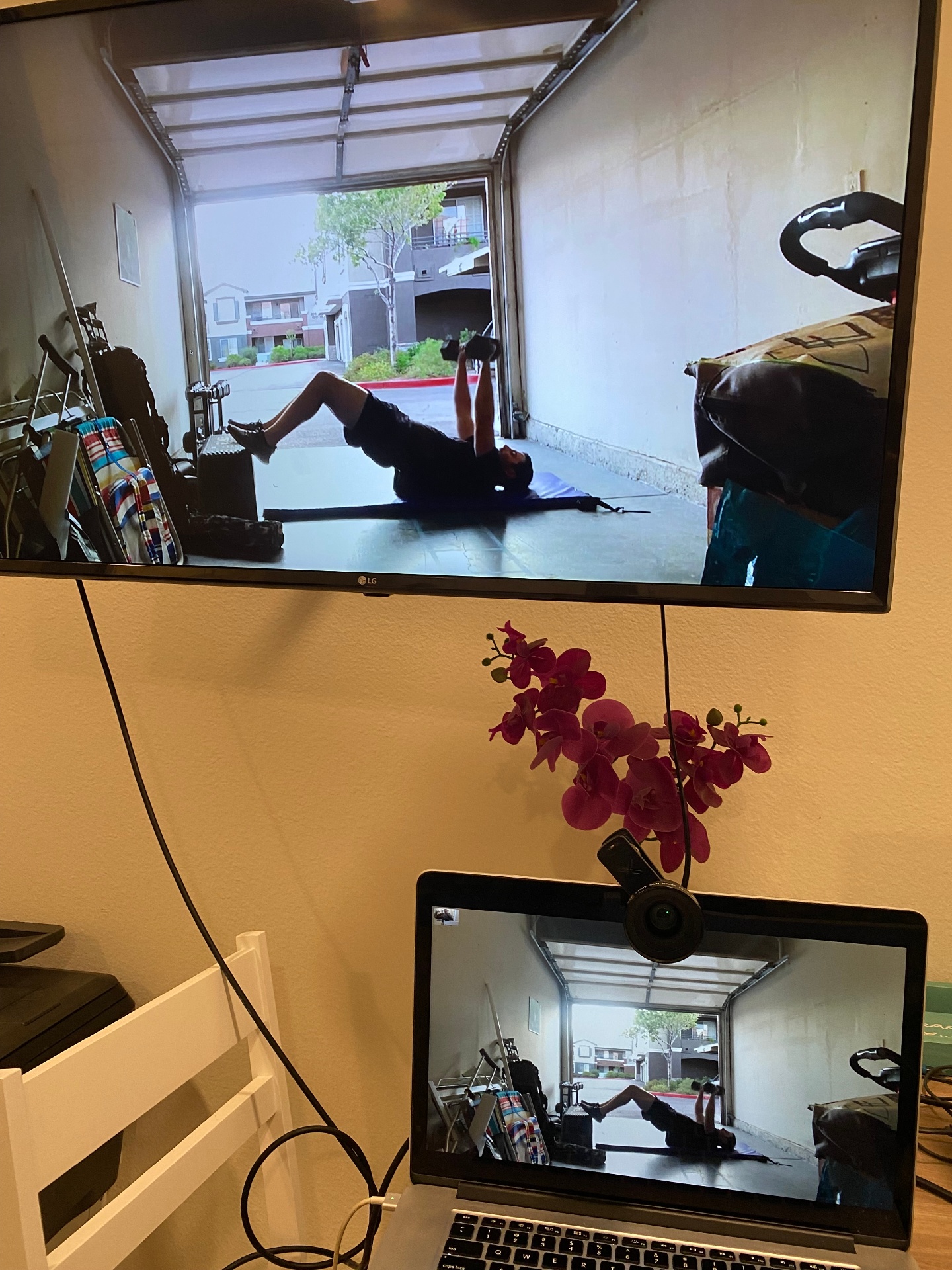 Virtual training session