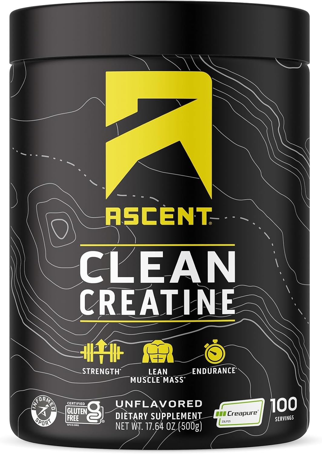 Ascent Clean Creatine Monohydrate Powder
